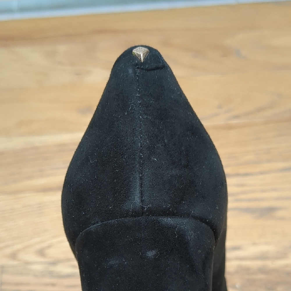 Sam Edelman Black Suede Heels - Picture 5 of 8